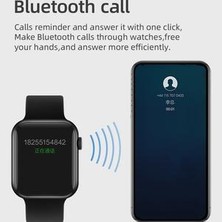 Xinhang Bluetooth Çağrı Kadın Spor Izci Kalp Hızı Tam Dokunmatik Erkek Spor Akıllı Saat (Yurt Dışından)