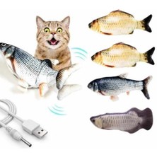 Angel Of Life Kedi Oyuncağı Hareketli Şarjlı Peluş Balık