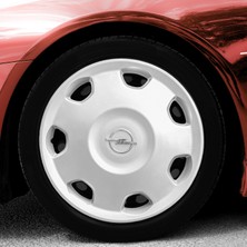 PackGar Opel Astra G 14 Inç Jant Kapağı Amblemli Gri 4'lü Takım 158
