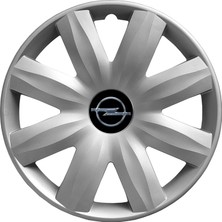 PackGar Opel Corsa B 13 Inç Jant Kapağı Amblemli Gri 4'lü Takım 115