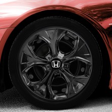 PackGar Honda 15 Inç Uyumlu Jant Kapağı Amblemli Piano Black 4 Adet 1 Takım 212