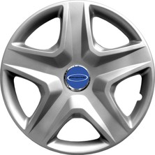Ford Fiesta Van 16 Inç Jant Kapağı Amblemli Gri 4'lü Takım 120