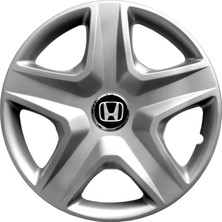 PackGar Honda Civic 14 Inç Uyumlu Jant Kapağı Amblemli Gri 4'lü Takım 118