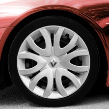 Renault Clio Iv 15 Inç Jant Kapağı Amblemli Gri 4'lü Set 139