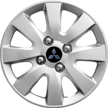 Mitsubishi Space Wagon 15 Inç Jant Kapağı Amblemli Gri 4'lü Takım 127