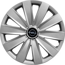 PackGar Opel Astra 16 Inç Uyumlu Jant Kapağı Amblemli Gri 4'lü Takım 132