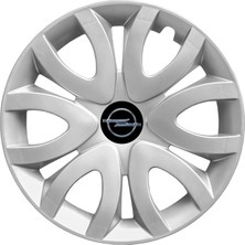 PackGar Opel Astra J 15 Inç Jant Kapağı Amblemli Gri 4'lü Set 139