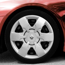 PackGar Renault Master 16 Inç Jant Kapağı Amblemli Gri 4'lü Set 156