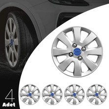 PackGar Ford Focus 14 Inç Jant Kapağı Amblemli Gri 4'lü Set 137