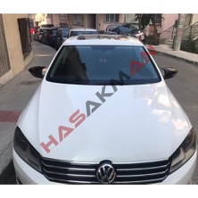 Hasakman Vw Passat B7 Batman Yarasa Ayna Kapağı Piano Black 2011 2012 2013 2014