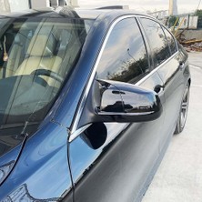 Hasakman Bmw F10 5 Serisi Batman Yarasa Ayna Kapağı Piano Black 2010 2011 2012 2013