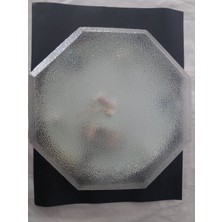 Pelsan Sekizgen Buzlu Cam Simitflorasan Armatür (ampulsüz)