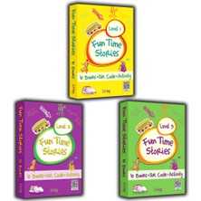 Living Fun Time Stories Level 1-2-3 Ingilizce Hikayeler 3' Lü Set (Ciltli)