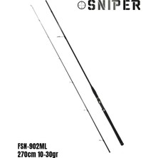 Fujin Sniper 270CM 10-30GR Spin Kamış FSN-902ML