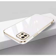 MTK Moveteck Xiaomi Redmi 9c Uyumlu Kılıf Kamera Lens Korumalı Parlak Gold Kenarlı Yumuşak Renkli Silikon