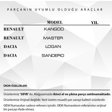 DNC Auto Part Renault Megane,clio, 19, Dacia Logan Için Tavan Anten Çubuğu - 60 cm