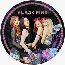 Black Pink  Parti Malzemeleri 8 Kişilik  Doğum Günü Süsleri Seti Ekonomik