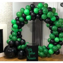 Parti Furyası Hulk Konsept Zincir Balon 100 Adet Balon Zinciri 5 M