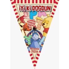 Winnie The Pooh Parti Malzemeleri 8 Kişilik Winnie The Pooh Doğum Günü Süsleri Seti Ekonomik