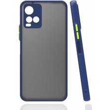 Smcase Vivo Y32 Kılıf Hux Kamera Korumalı Silikon Lacivert
