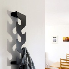 Hzm Collection Dekoratif Metal Duvar Askılığı, Modern Duvar Portmanto Askı
