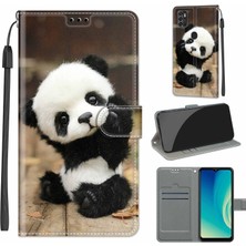 PLZ Shop Zte Blade A7S 2020 C18 Ahşap Tahta Panda Için Pu Kılıf (Yurt Dışından)