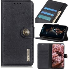 PLZ Shop Xiaomi Için Poco M3 Cowhide Doku Deri Kılıf Siyah (Yurt Dışından)