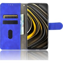 PLZ Shop Xiaomi Poco M3 Cilt Fe Deri Kılıf Mavi (Yurt Dışından)