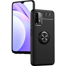 PLZ Shop Xiaomi Poco M3/redmi Note9 4g Tpu Kılıfı Siyah+Mavi (Yurt Dışından)