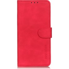 PLZ Shop Xiaomi Için Poco M3 Pu + Tpu Yatay Flip Deri Kılıf Kırmızı (Yurt Dışından)