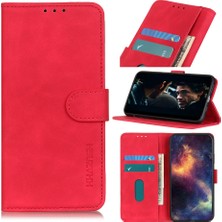 PLZ Shop Xiaomi Için Poco M3 Pu + Tpu Yatay Flip Deri Kılıf Kırmızı (Yurt Dışından)