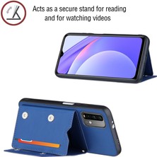 PLZ Shop Xiaomi Poco M3 / Redmi Note 9 4g Pu + Tpu + Pc Kasası Mavi (Yurt Dışından)