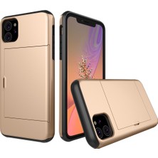 ZHKJ Shop Iphone 11 Altın Için Kart Yuvası Kılıfı (Yurt Dışından)