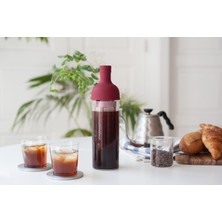 Hario Cold Brew Coffee Filter In Bottle (Cranberry Red)