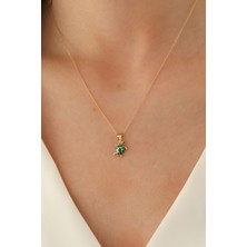 Milet Kuyumculuk 14 Ayar Altın Forze Zincir Kaplumbağa Kolye