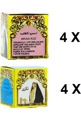 Arap Kızı Kremi 4x Mavi 4x Pembe