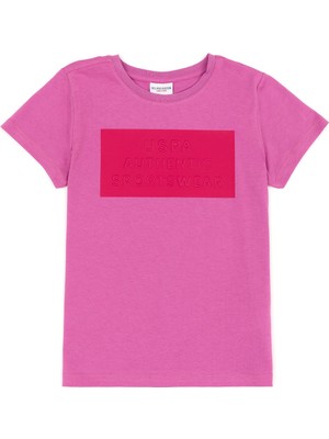 U.S. Polo Assn. T-Shirt, Kolsuz, Mor