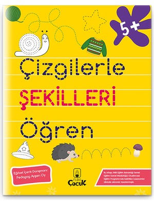 5+ Yaş Çizgilerle Şekilleri Öğren Eğlenceli Ve Geliştirici Okul Öncesi Çocuk Gelişimi Etkinliği