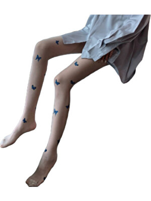 Artspot 4 Adet Kadın Ipek Ultra Ince Desenli Külotlu Çorap - Açık Ten (Yurt Dışından)