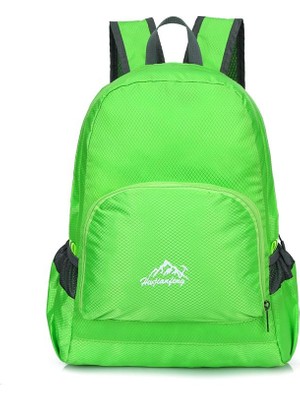 20L Ultra Işık Sırt Çantası Katlanabilir Kompakt Sırt Çantası Yürüyüş Daypack - Yeşil(Yurt Dışından)