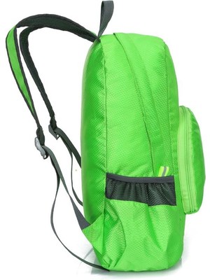 20L Ultra Işık Sırt Çantası Katlanabilir Kompakt Sırt Çantası Yürüyüş Daypack - Yeşil(Yurt Dışından)