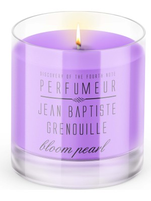 Jean Baptiste Grenouille 60ML Jbg  Pudra ve Vanilya Kokuludekoratif Şeffaf Mor Mum Bloom Pearl