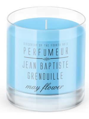 Jean Baptiste Grenouille 60ML Jbg Narenciye Kokulu Dekoratif Şeffaf Mavi Mum May Flower