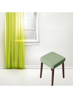 Seasong Elastik Polyester Sosu Taburesi Koltuk Tabure Koltuk Kapağı Yeşil A (Yurt Dışından)