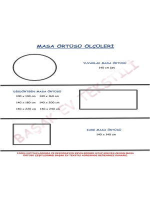 Başak Ev Tekstili Ithal Pvc Muşamba - Desenli Silinebilir Masa Örtüsü