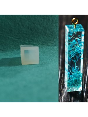 Hobizubi Kolye Takı Reçine Epoksi Kalıp - Kare -Kod:154