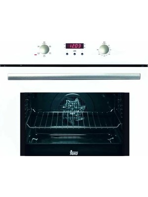 Teka - HAK 625 B - Ankastre Multifonksiyonel Dijital Ekranlı Fırın - Beyaz Cam - 65 lt - 41590072