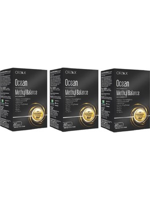 Ocean Plus Methyl Balance 60 Kapsül x 3 Kutu