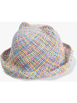 Koton 3D Fötr Hasır Şapka