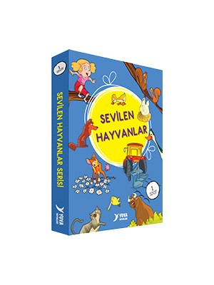 Sevilen Hayvanlar (Düz Yazılı) 1.sınıf 10 Kitap - Müzehher Özgün (Ciltli)